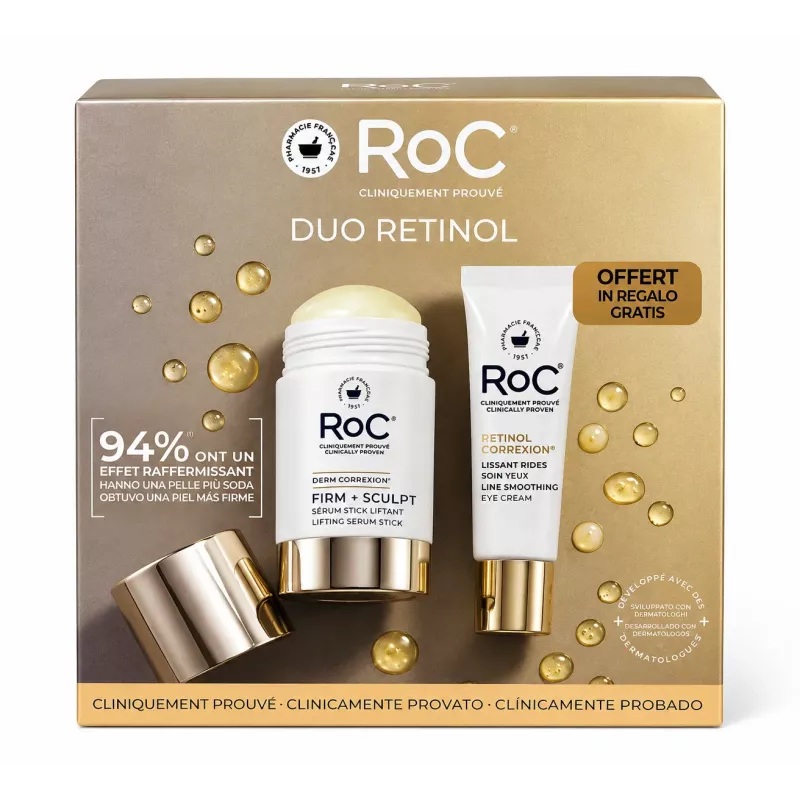 Coffret Duo Hyaluronique Roc - Sérum & Crème Yeux Anti-Âge