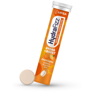 Hydrafizz Hydra +Boost Orange UPSA - Hydratation, énergie et vitalité - 16 comprimés effervescents