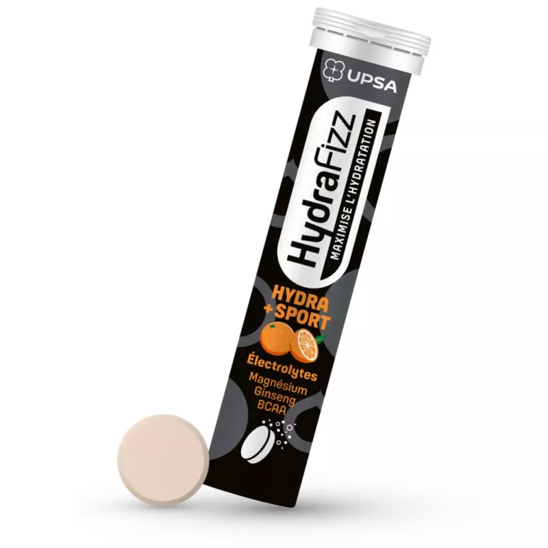 Hydrafizz Hydra +Sport Orange UPSA - Hydratation & récupération - 16 comprimés effervescents
