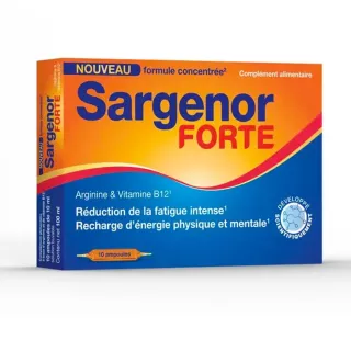 Sargenor Forte Cooper - Réduction de la fatigue intense - 10 ampoules