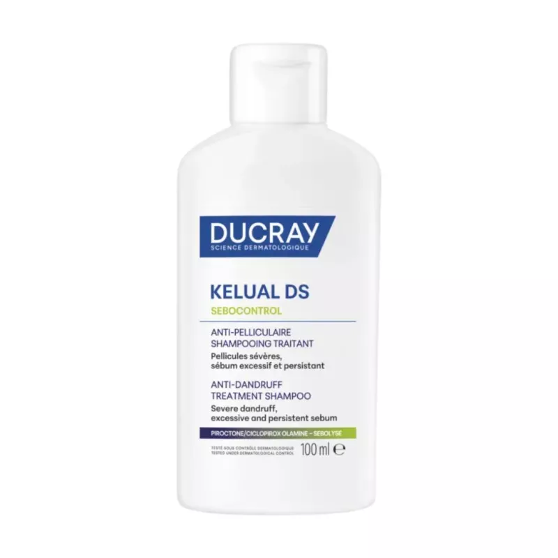 Shampoing traitant anti-pelliculaire & anti-sébum Kelual DS Sebocontrol Ducray - 100ml