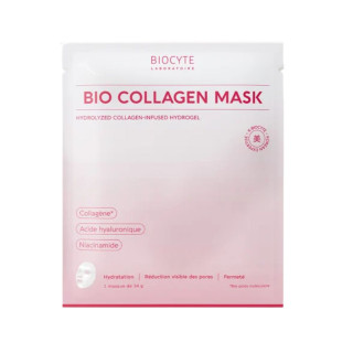 Masque visage Bio Collagen Mask Biocyte - Hydratation, éclat & effet repulpant - 34g