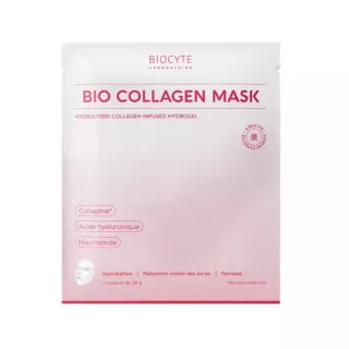 Masque visage Bio Collagen Mask Biocyte - Hydratation, éclat & effet repulpant - 34g