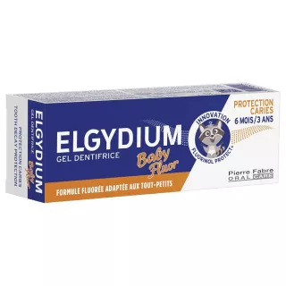 Gel dentifrice Baby Fluor Elgydium Pierre Fabre - Bébé 6 mois à 3 ans - 30ml