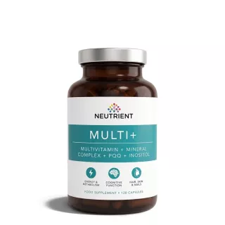 Multi+ multivitamines et minéraux Neutrient - Vitalité et énergie - 120 gélules