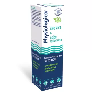 Spray nasal isotonique hydratant Aloe Vera & Acide Hyaluronique Physiologica Gifrer - 120ml