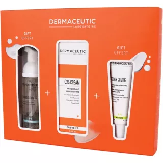 Trio Essentiels Eclat C25 Cream 30ml + Light Ceutic 15ml + Advanced Cleanser 50ml Offert Eneomey
