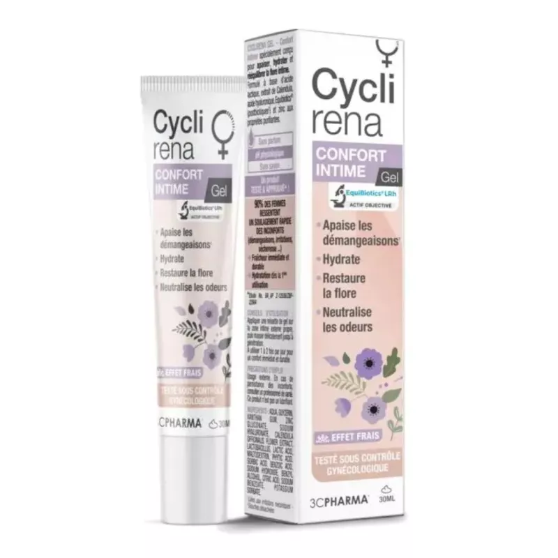 Gel apaisant & hydratant Cyclirena Confort intime 3C Pharma - 30ml