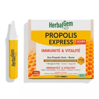 Monodoses Propolis Bio Herbalgem - Immunité et vitalité - 7 monodoses