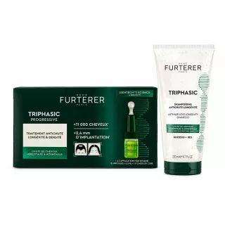 Traitement antichute progressive longévité & densité René Furterer - 8 ampoules