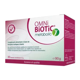 Omni-Biotic Metabolic AllergoSan - Équilibre du microbiote & silhouette - 30 sachets de 3g