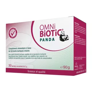Omni-Biotic Panda AllergoSan - Microbiote intestinal, grossesse & bébé - 30 sachets de 3g