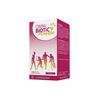 Omni-Biotic Power AllergoSan - Énergie et Immunité - 28 sticks goût orange sanguine