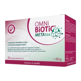 Omni-Biotic METAtox AllergoSan - Soutien du microbiote intestinal - 30 sachets de 3g