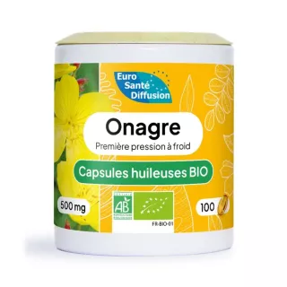 Capsules huileuses d’onagre 500 mg Phytofrance - Bio Confort féminin - 100 capsules