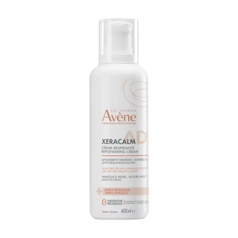 Crème relipidante XeraCalm A.D Avène - Peaux sèches à tendance atopique - 400ml