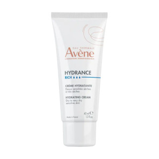 Crème hydratante nourrissante Hydrance Riche Avène - Peaux sèches à très sèches - 40ml