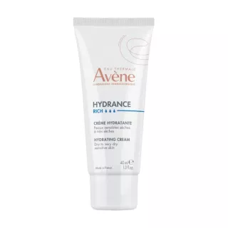 Crème hydratante nourrissante Hydrance Riche Avène - Peaux sèches à très sèches - 40ml
