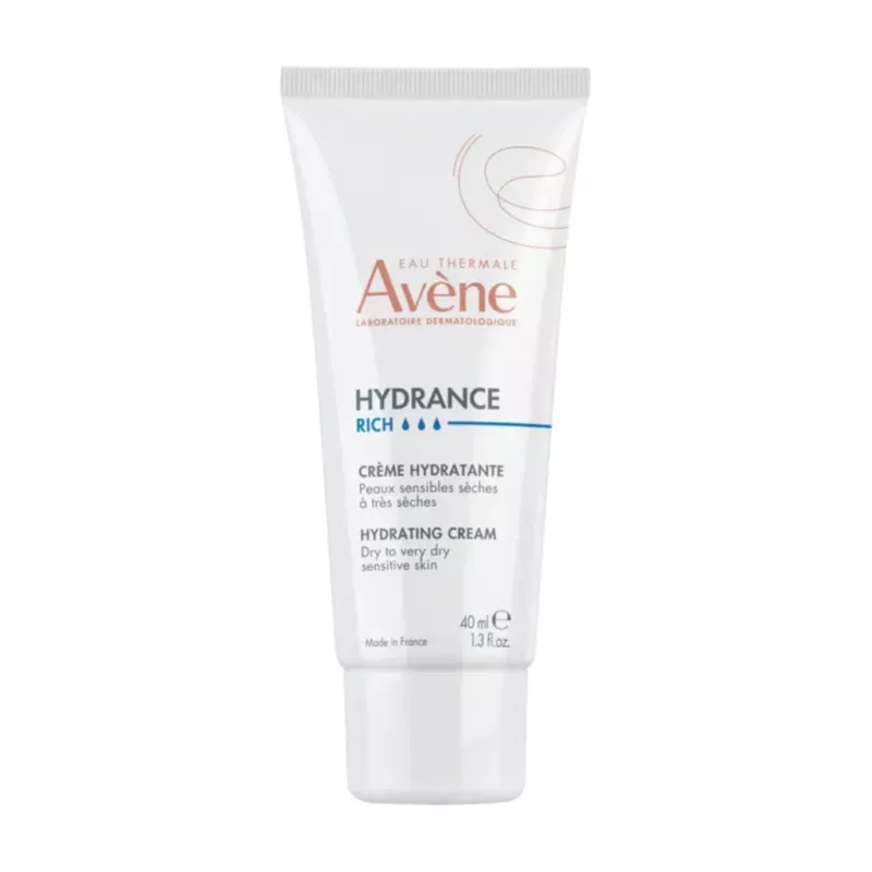 Crème hydratante nourrissante Hydrance Riche Avène - Peaux sèches à très sèches - 40ml