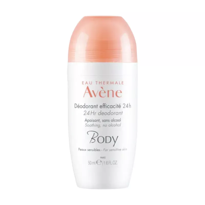 Déodorant roll-on efficacité 24h Body Avène - Peaux sensibles - 50ml
