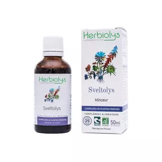 Sveltolys Complexe de bourgeons & plantes fraîches Bio Herbiolys - Minceur & drainage - 50ml