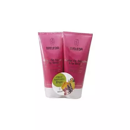 Weleda Douche Crème Rose 200ml Duo