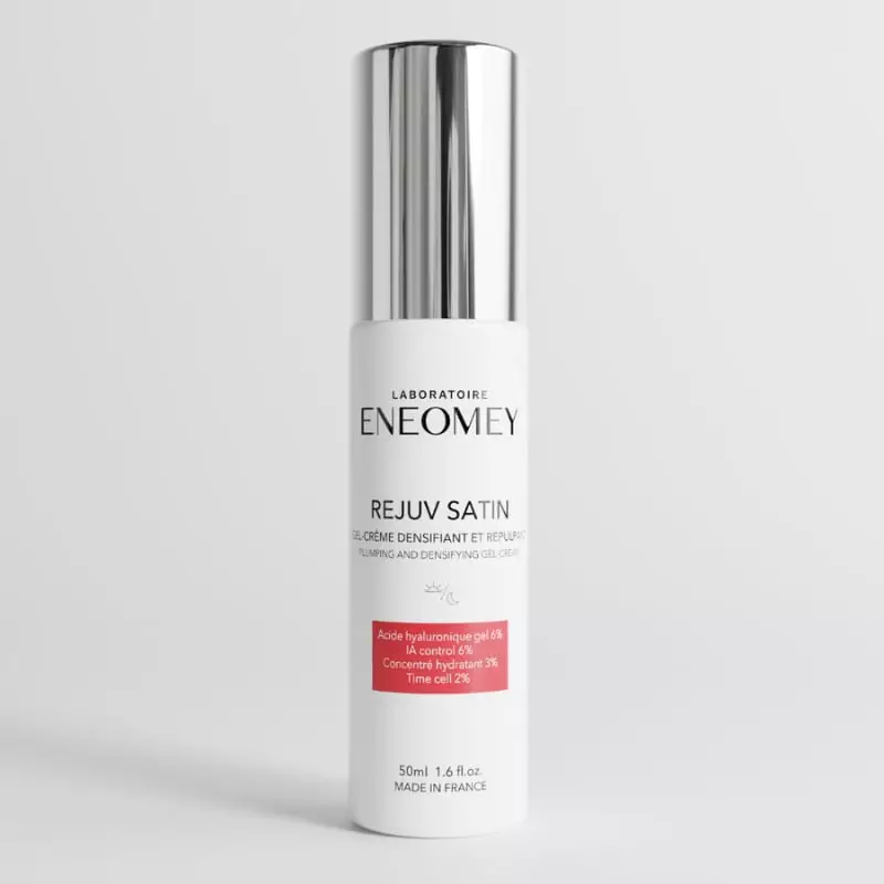 Packshot du flacon Eneomey Rejuv Satin gel-crème repulpant visage - 50 ml, soin hydratant et repulpa