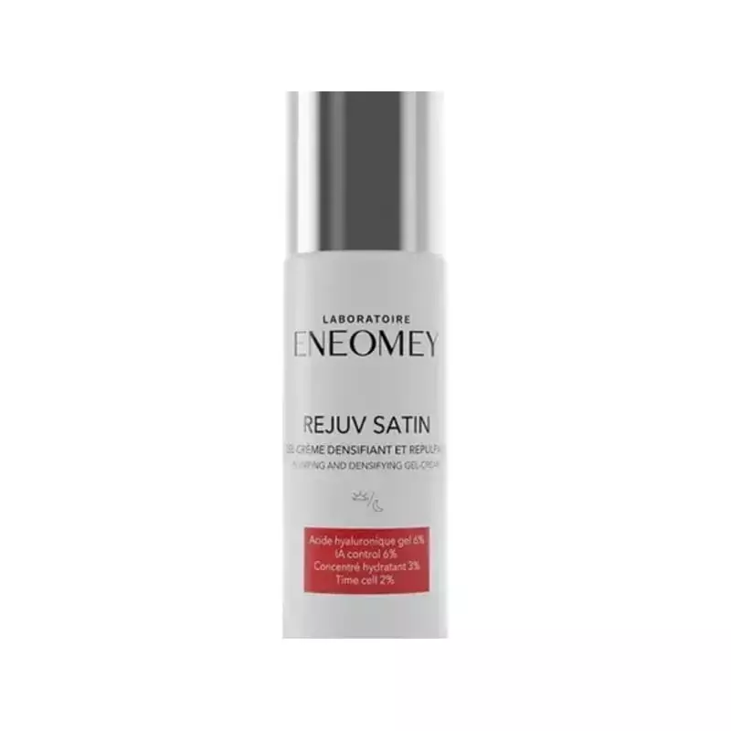 Eneomey Rejuv Satin gel-crème repulpant visage - 50 ml, zoom sur la texture satinée.