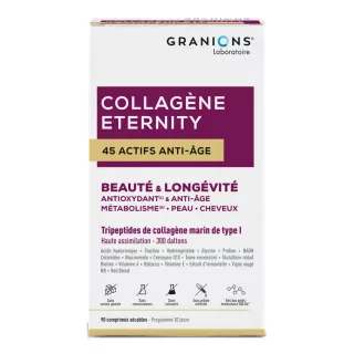 Collagène Granions : 90 comprimés pour beauté peau et cheveux durables