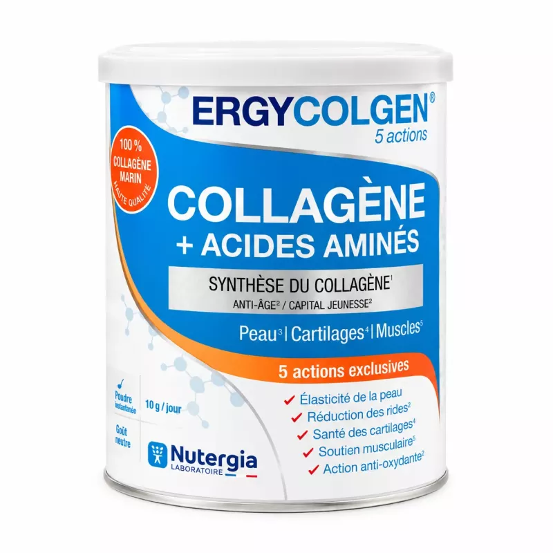 Ergycolgen Nutergia : Collagène marin pour peau & articulations - 280g