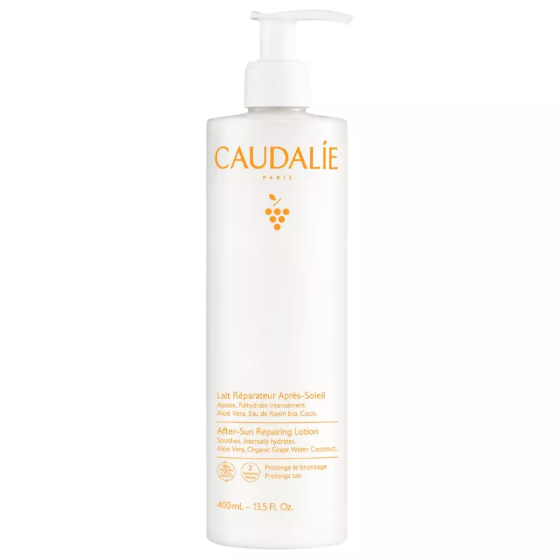 Lait réparateur après-soleil à l'Aloe Vera Vinosun Protect Caudalie - Hydratant & apaisant - 400ml