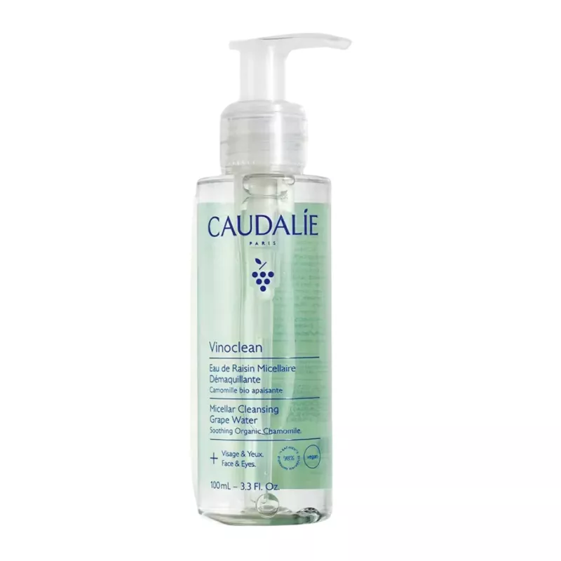 Eau de Raisin micellaire démaquillante Vinoclean Caudalie - Nettoie & hydrate - 100ml