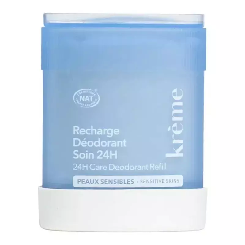 Packshot du Krème Déodorant soin 24h sans aluminium - 50 g, stick-crème rechargeable