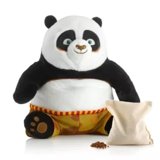 Peluche bouillotte Kung Fu Panda - Chaleur douce dès la naissance
