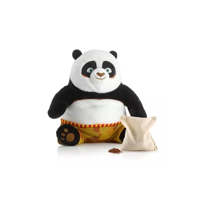 Peluche bouillotte Kung Fu Panda - Chaleur douce dès la naissance