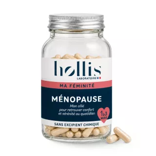 Ménopause Hollis - Bouffées de chaleur, fatigue & équilibre émotionnel - 90 gélules