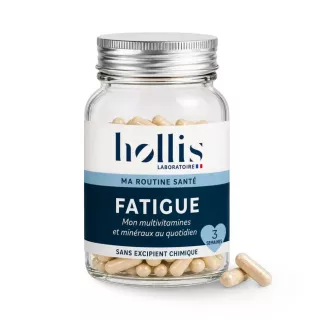 Fatigue Hollis Énergie, vitalité & réduction de la fatigue - 40 gélules
