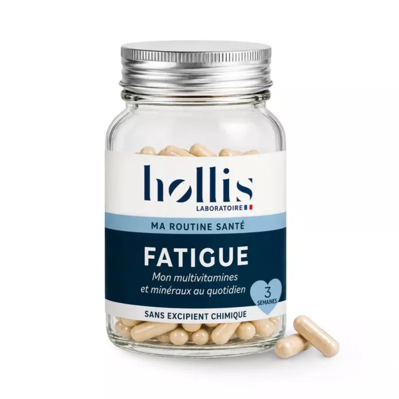 Fatigue Hollis Énergie, vitalité & réduction de la fatigue - 40 gélules