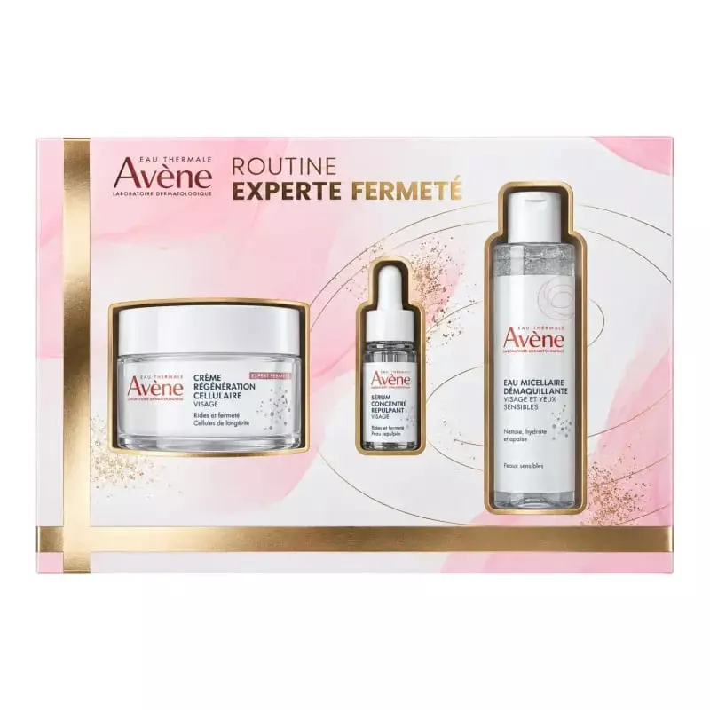 Packshot Avène Coffret routine experte fermeté - 50 ml + 10 ml + 100 ml