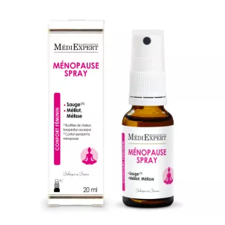 Spray Ménopause Médiexpert - Confort féminin & bouffées de chaleur - 20ml