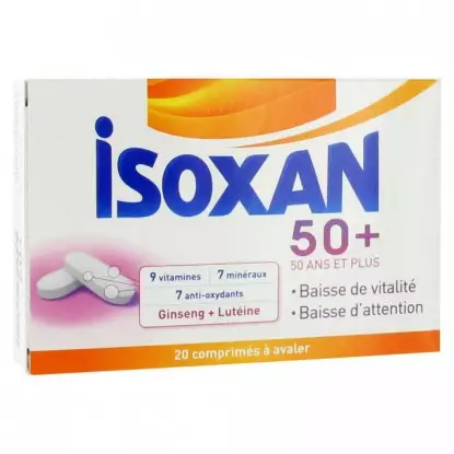 Isoxan 50+ Boite de 20 comprimés