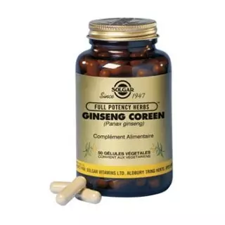 Solgar Ginseng Coréen Gélules Végétales 