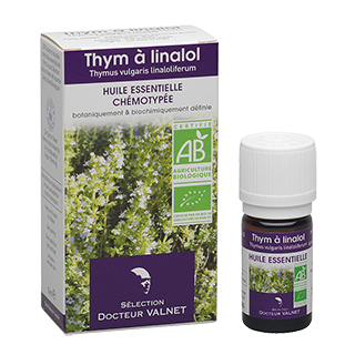 Thym à linalol huile essentielle bio valnet 5 ml