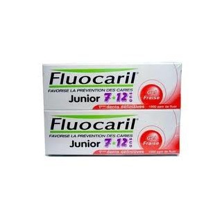Fluocaril Dentifrice Junior 7/12 Fraise Duo