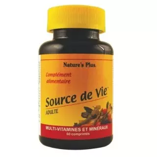 Source de vie Adulte 60 cp Nature's plus