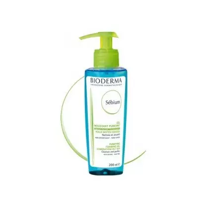 BIODERMA Sebium gel moussant nettoyant purifiant 200ml