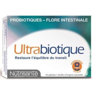 Nutrisanté Ultrabiotique 16 Gélules