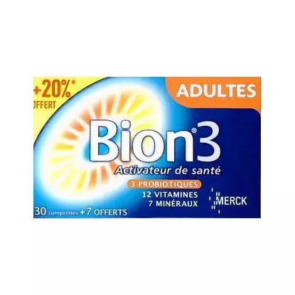 Bion 3 Adulte 30+7 Comprimés