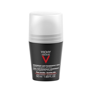 Vichy homme déodorant anti-transpirant 72h peau sensible