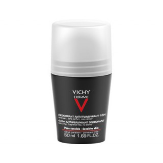 Vichy homme déodorant anti-transpirant 72h peau sensible